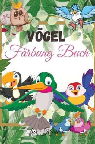 Cover of Vögel Malbuch für Kinder