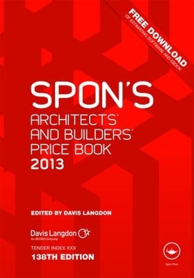 Book cover for Spon's Architects' and Builders' Price Book 2013