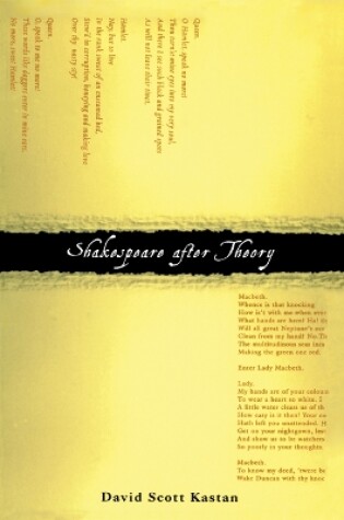 Cover of Shakespeare After Theory