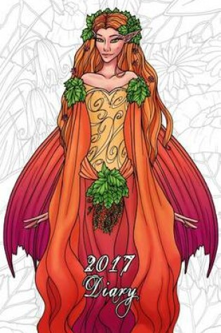 Cover of 2017 Fantasy Creatures Colouring Diary