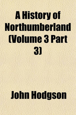 Book cover for A History of Northumberland