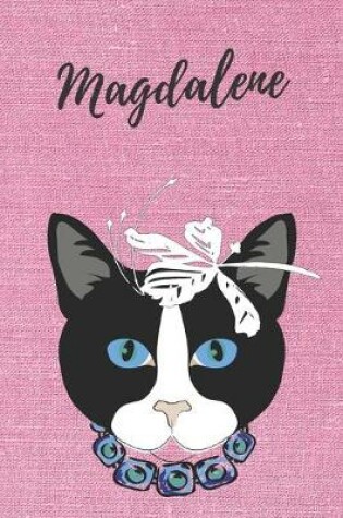 Cover of personalisiertes Geschenke Notizbuch Katze / Malbuch / Tagebuch / Journal / DIN A5 / Magdalene