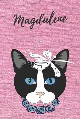 Book cover for personalisiertes Geschenke Notizbuch Katze / Malbuch / Tagebuch / Journal / DIN A5 / Magdalene