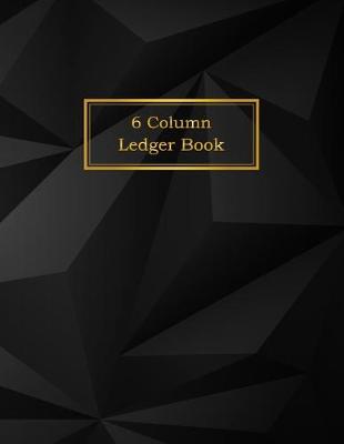 Book cover for 6 Column Ledger Book