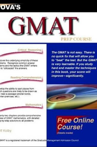 Cover of GMAT Prep Course