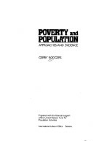 Cover of Poverty and Population