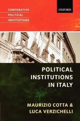 Cover of Political Institutions in Italy