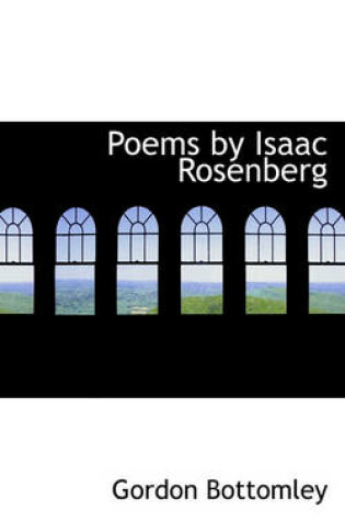 Cover of Poems by Isaac Rosenberg