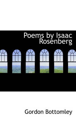 Book cover for Poems by Isaac Rosenberg