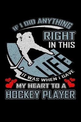 Book cover for If I Did Anything Right in This Life It Was When I Gave My Heart to a Hockey Player