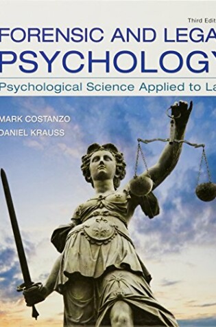 Cover of Forensic and Legal Psychology