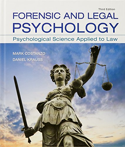 Book cover for Forensic and Legal Psychology