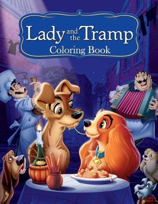 Book cover for Lady and the Tramp Coloring Book