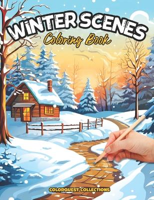 Book cover for Winter Scenes Coloring Book