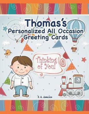 Book cover for Thomas's Personalized All Occasion Greeting Cards