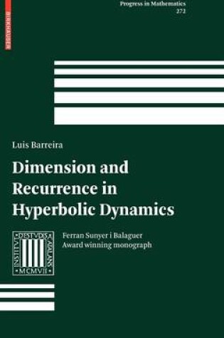 Cover of Dimension and Recurrence in Hyperbolic Dynamics