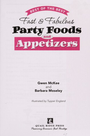 Cover of Fast and Fabulous Party Foods and Appetizers