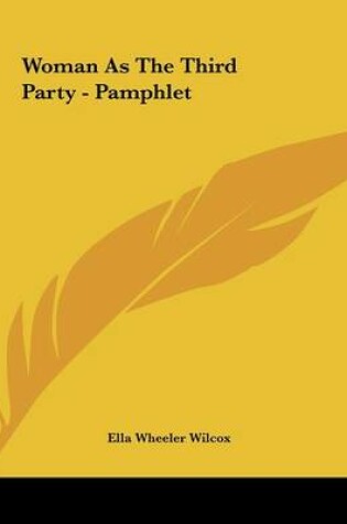 Cover of Woman as the Third Party - Pamphlet