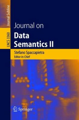 Cover of Journal on Data Semantics II