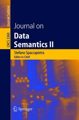 Book cover for Journal on Data Semantics II