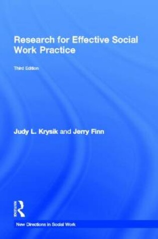 Cover of Research for Effective Social Work Practice