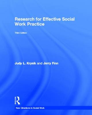 Book cover for Research for Effective Social Work Practice