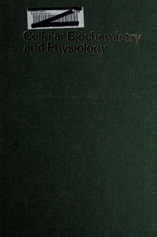 Cover of Cellular Biochemistry and Physiology