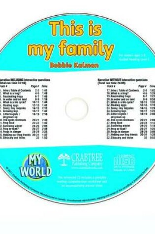 Cover of This Is My Family - CD Only
