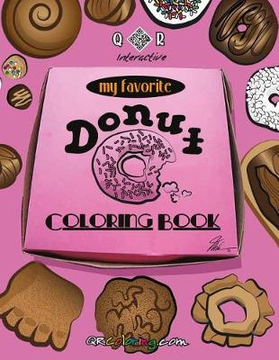 Book cover for My Favorite Donut Coloring Book