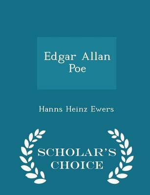 Book cover for Edgar Allan Poe - Scholar's Choice Edition