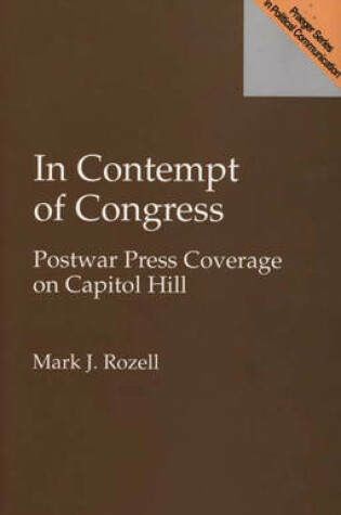 Cover of In Contempt of Congress