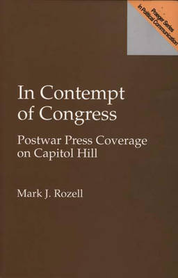 Book cover for In Contempt of Congress