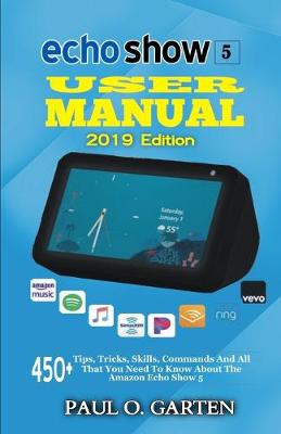 Book cover for Echo Show 5 User Manual 2019 Edition