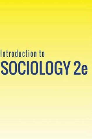 Cover of Introduction to Sociology 2e