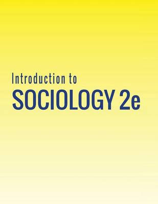 Book cover for Introduction to Sociology 2e