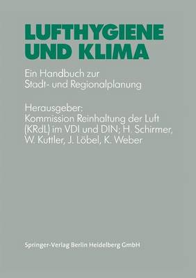 Cover of Lufthygiene und Klima