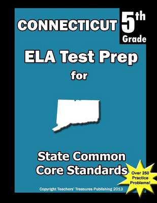 Book cover for Connecticut 5th Grade ELA Test Prep