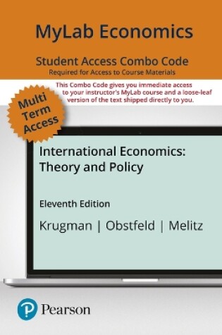 Cover of Mylab Economics with Pearson Etext -- Combo Access Card -- For International Economics