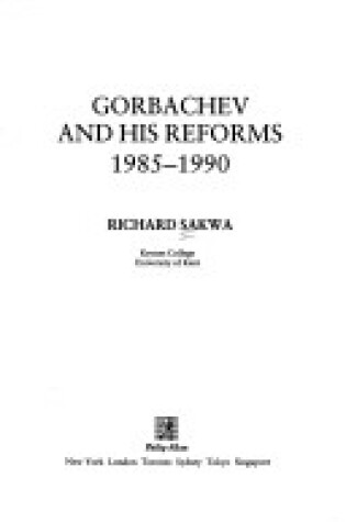 Cover of Gorbachev and His Reforms, 1985-90