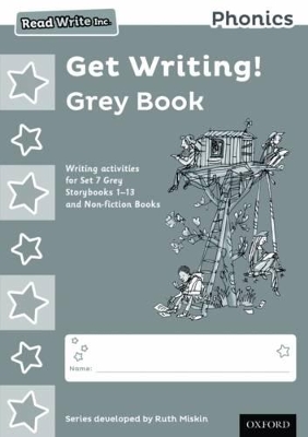 Book cover for Read Write Inc. Phonics: Get Writing! Grey Book Pack of 10