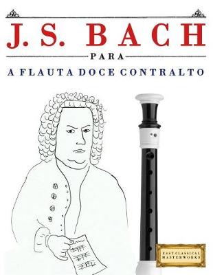 Book cover for J. S. Bach Para a Flauta Doce Contralto