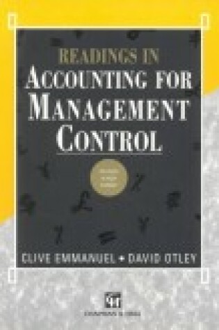 Cover of Readings in Accounting for Management Control