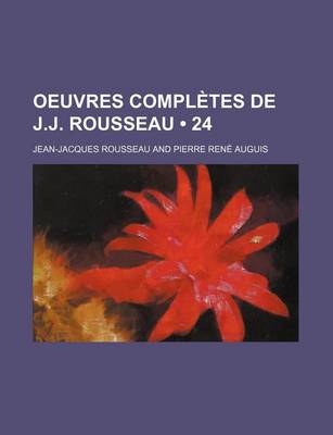 Book cover for Oeuvres Completes de J.J. Rousseau (24)