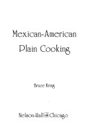 Book cover for Mexican-American Plain Cooking