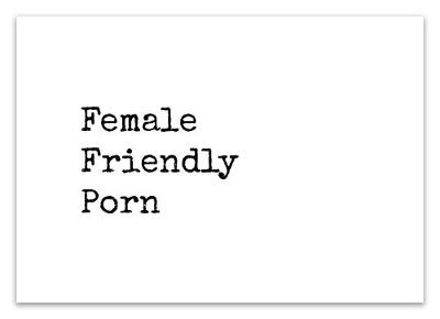 Book cover for Female Friendly Porn