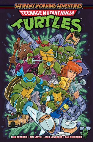 Book cover for Teenage Mutant Ninja Turtles: Saturday Morning Adventures, Vol. 2