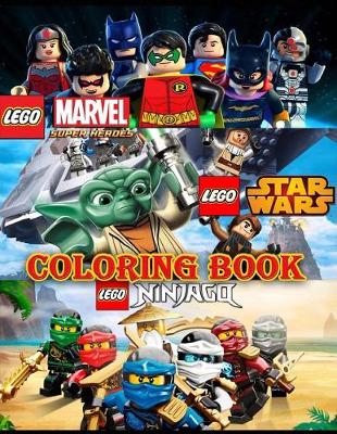 Book cover for Lego 3 in 1 Coloring Book