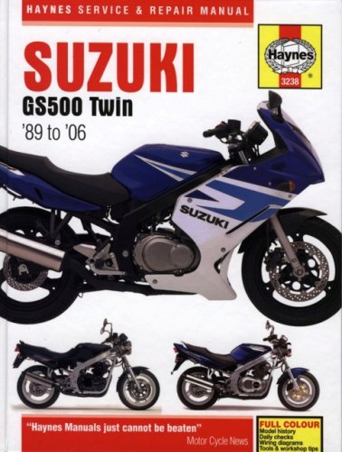 Book cover for Suzuki GS500 Twin Service and Repair Manual