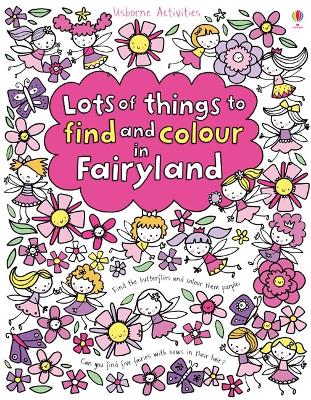 Book cover for Lots of Things to Find and Colour in Fairyland