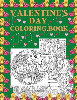 Book cover for Valentine's Day Coloring Book